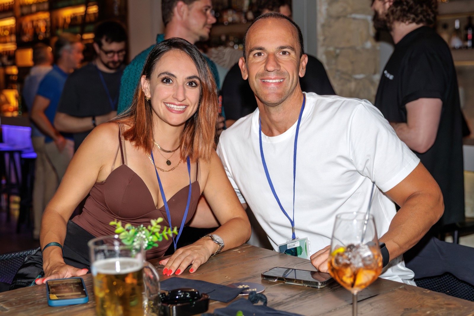 Guests at the networking event